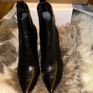 Kendall & Kylie Black Ankle Boots